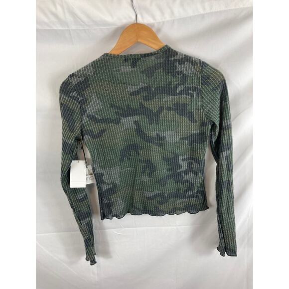 NWT La La Land Camo Waffle Knit Thermal S - Picture 5 of 5